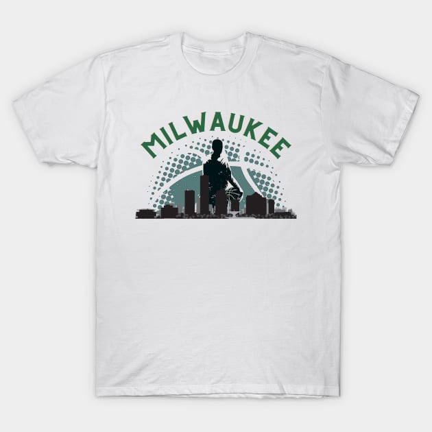 Milwaukee Basketball T-Shirt by HROC Gear & Apparel